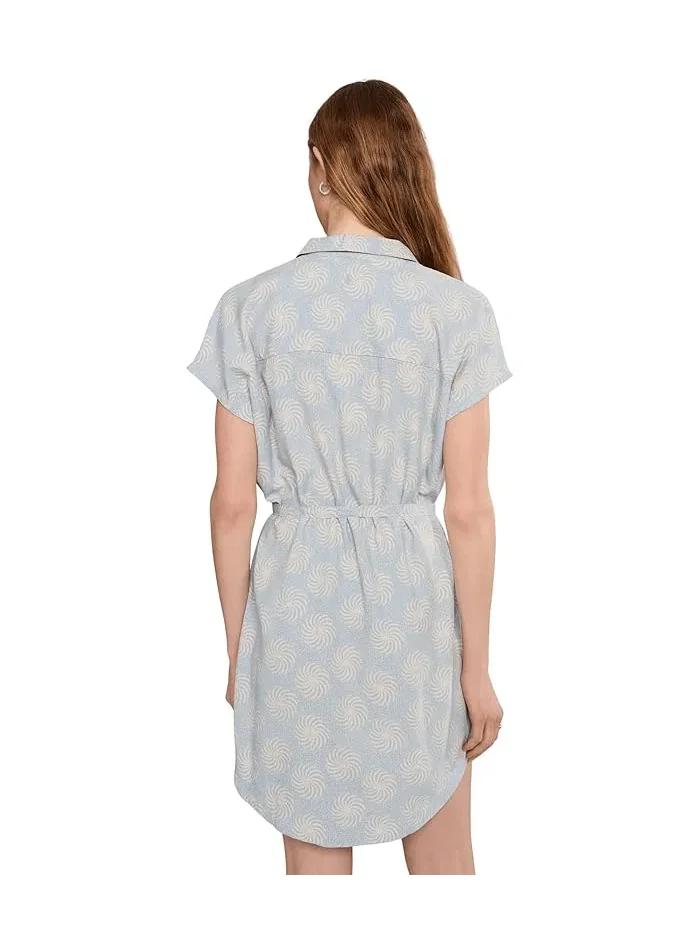 Платье с воротником Camino Pucker Dress Royal Robbins — изображение 4 из 5, белый