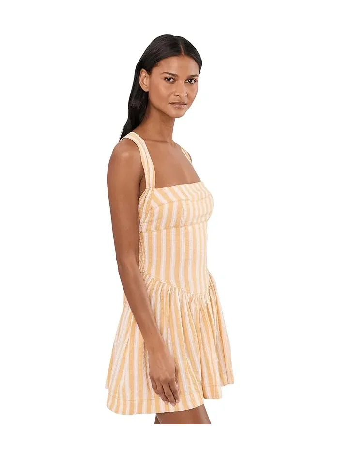 Платье мини с клеткой Laurel Plaid Free People, Neutral Combo — изображение 3 из 5, нейтральная комбинация