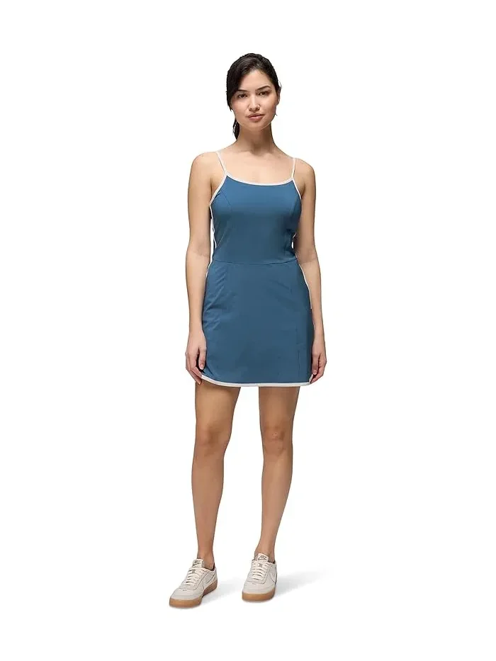 Платье с воланами Railay Scallop Dress Prana — изображение 1 из 5, синий