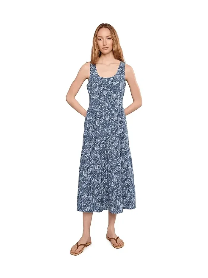 Платье миди Sunkissed Sunsana Toad&Co, Canal Print — изображение 1 из 5, принт канала
