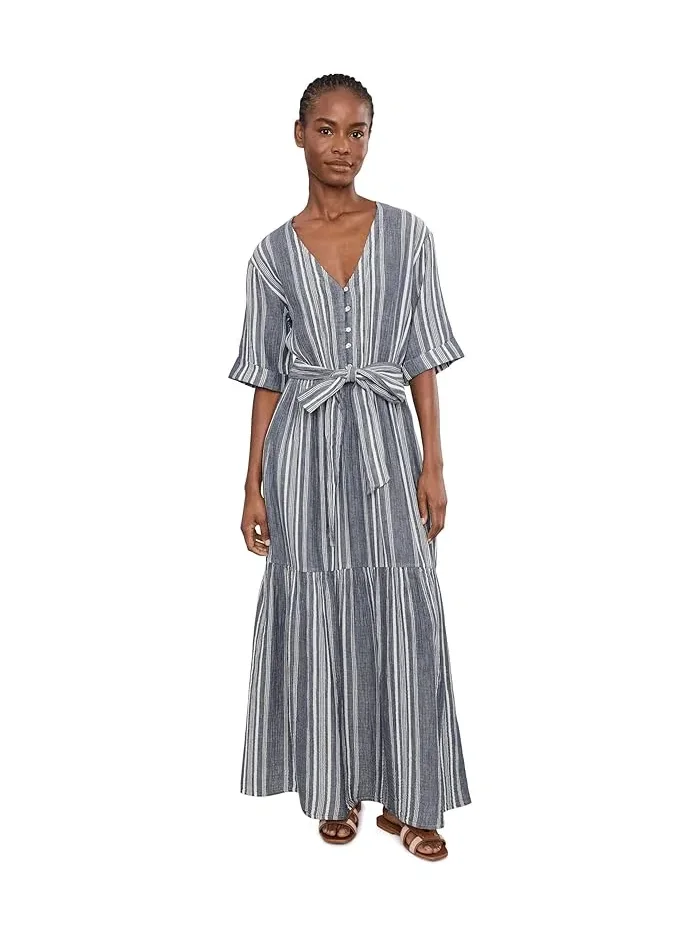 Платье из двойной марли Faherty Dune Cotton Gauze Marina — изображение 1 из 5, бриз моря