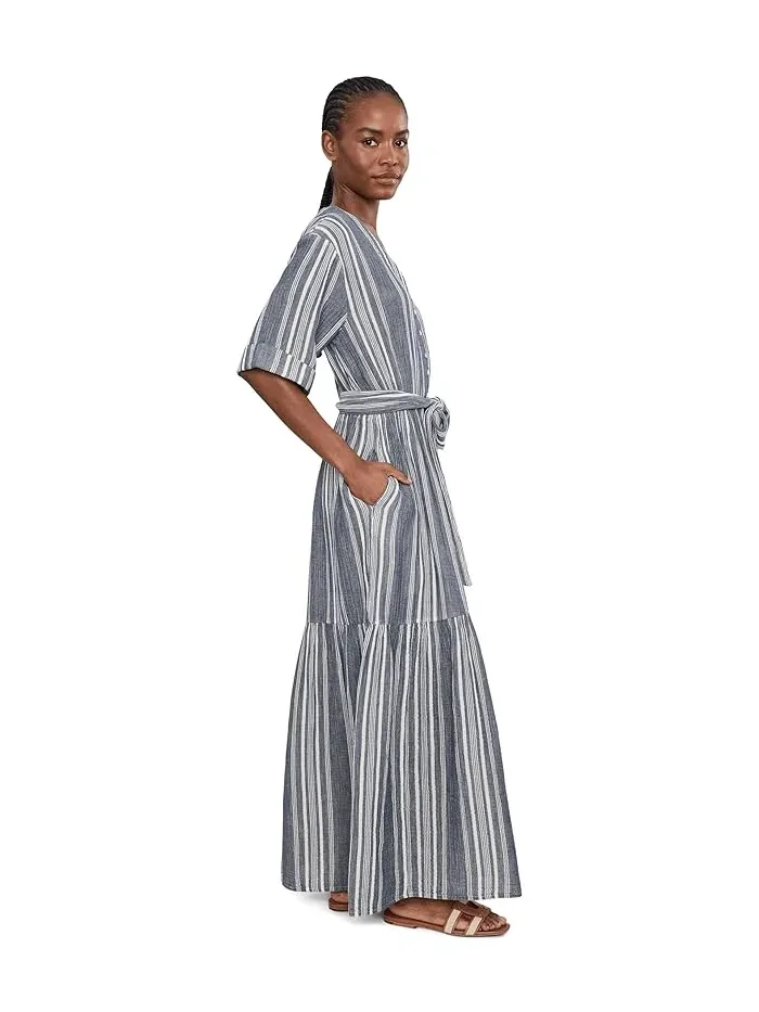 Платье из двойной марли Faherty Dune Cotton Gauze Marina — изображение 3 из 5, бриз моря