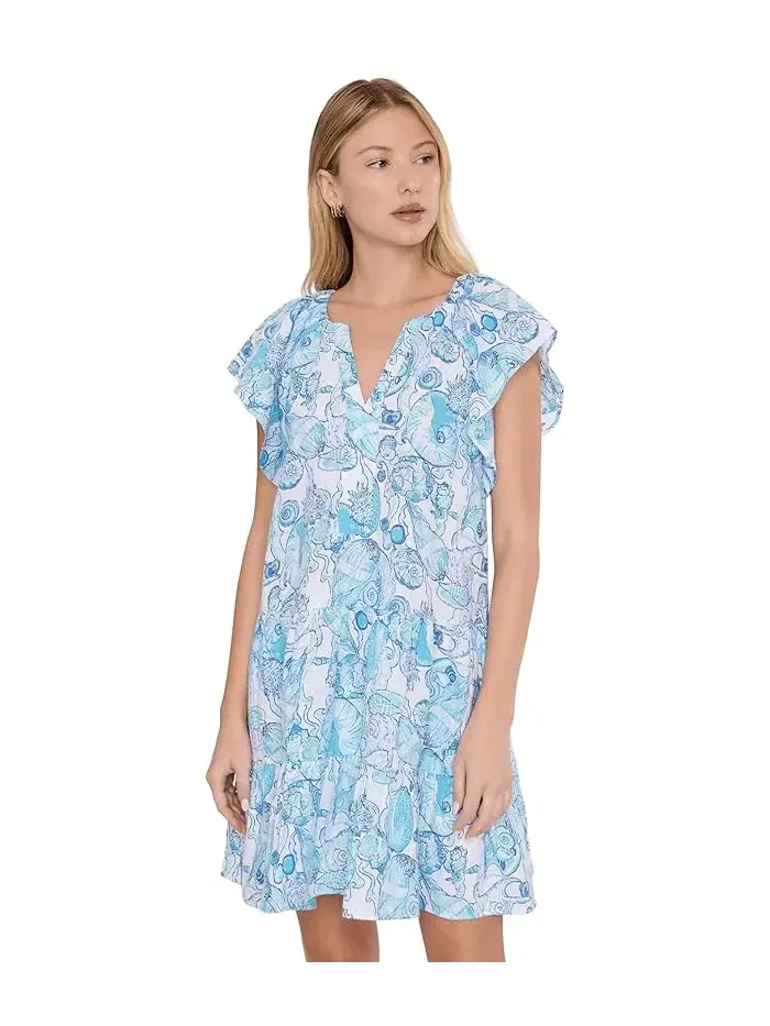 Платье льняное Norella Lilly Pulitzer — изображение 1 из 5, белый