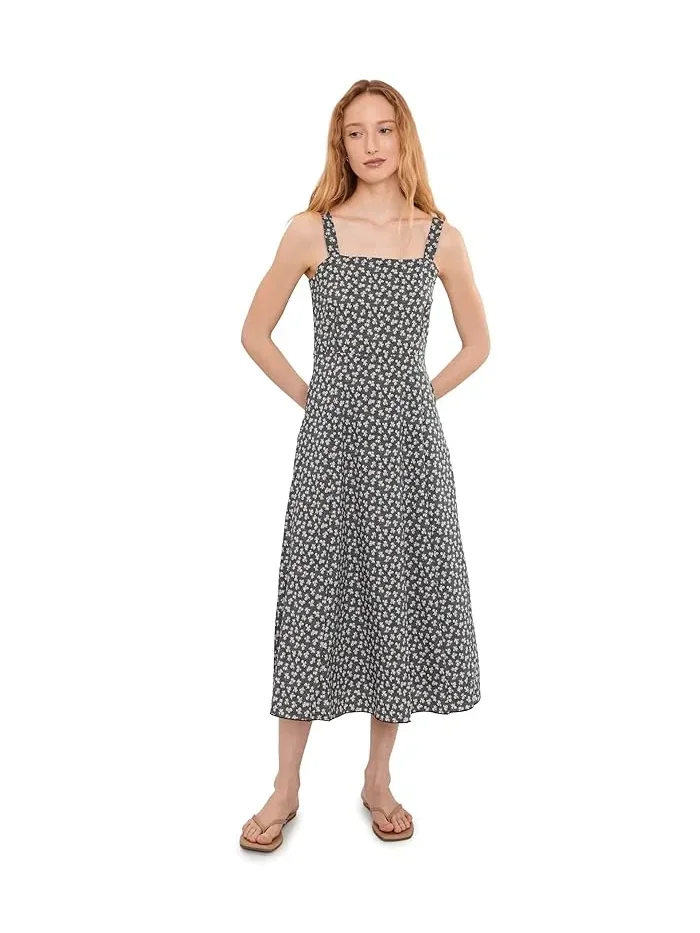 Платье миди с квадратным вырезом Sunkissed Tank Midi Dress Toad&Co — изображение 2 из 5, черный