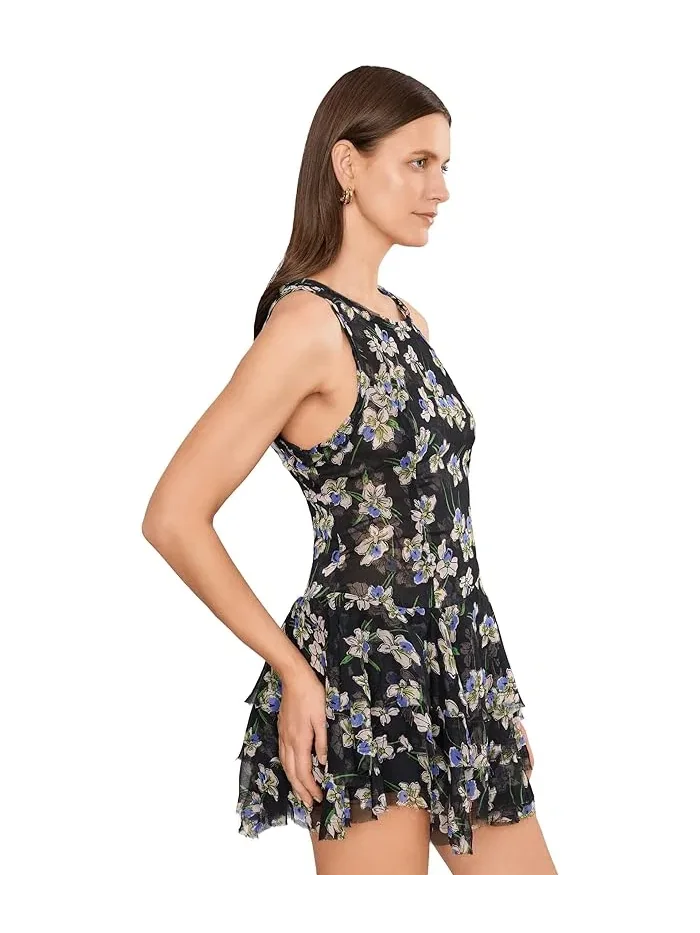Платье мини с принтом Raven Free People — изображение 3 из 5, полуночный синий