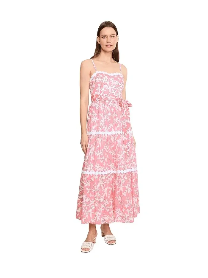 Макси-платье с цветочным принтом Laney Lilly Pulitzer — изображение 1 из 5, розовый