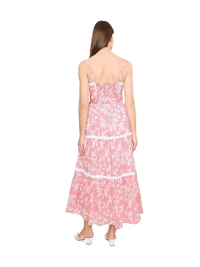 Макси-платье с цветочным принтом Laney Lilly Pulitzer — изображение 4 из 5, розовый