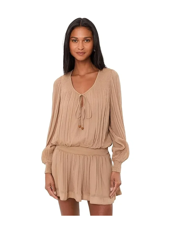 Юбка A-line Free People Sunbeam Mini — изображение 1 из 5, танинный