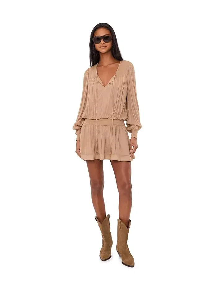 Юбка A-line Free People Sunbeam Mini — изображение 2 из 5, танинный
