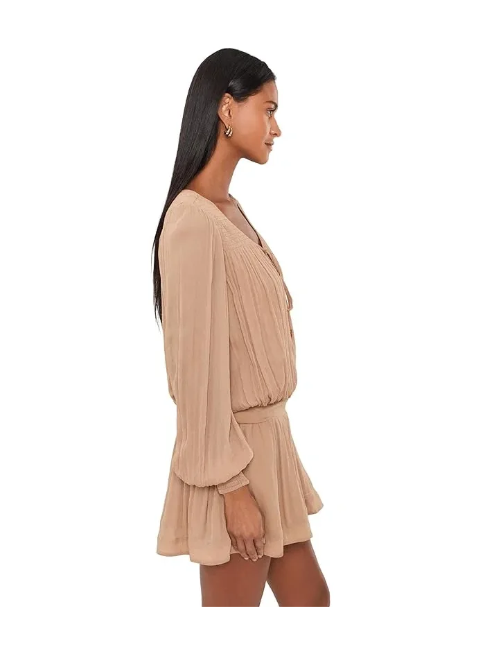 Юбка A-line Free People Sunbeam Mini — изображение 3 из 5, танинный