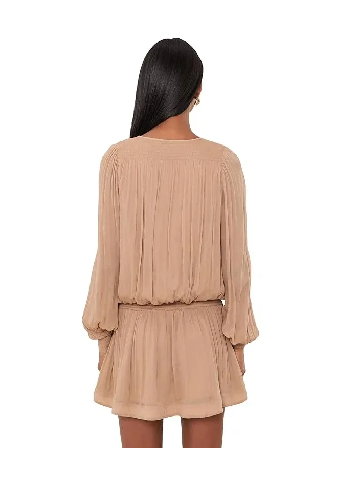 Юбка A-line Free People Sunbeam Mini — изображение 4 из 5, танинный
