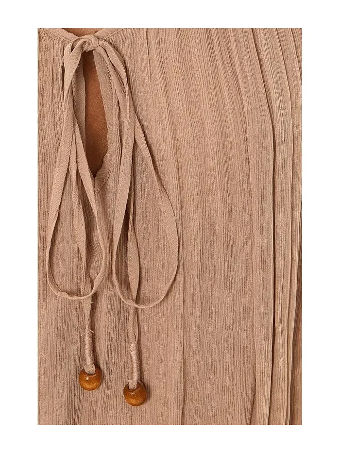 Юбка A-line Free People Sunbeam Mini — изображение 5 из 5, танинный