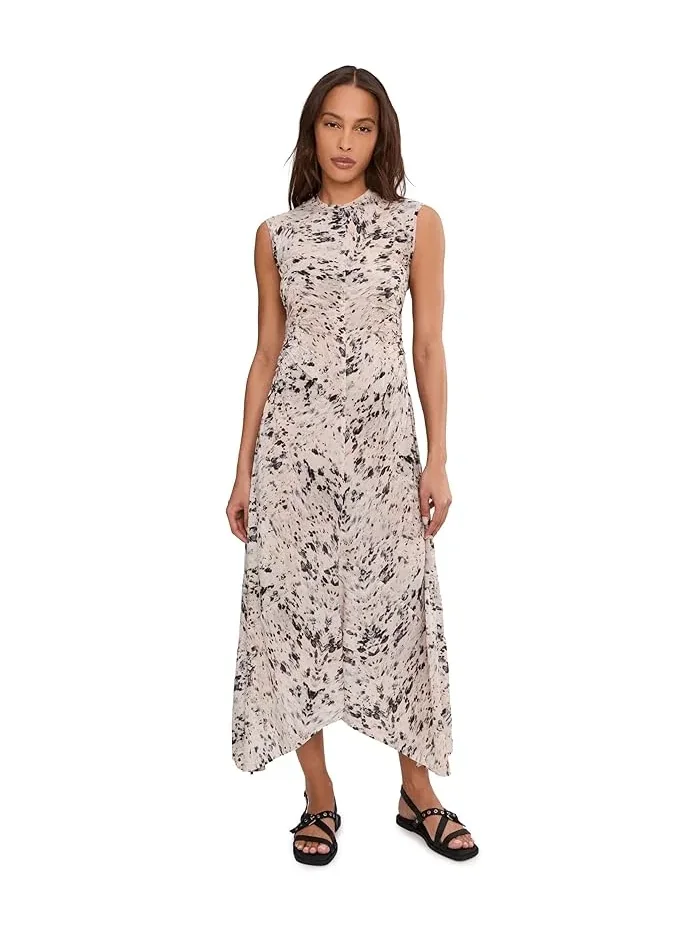 Платье макси асимметричный подол Noor AllSaints