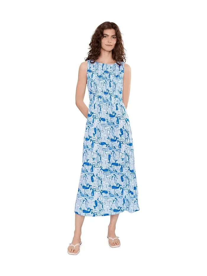 Платье миди с цветочным принтом Finnley Lilly Pulitzer
