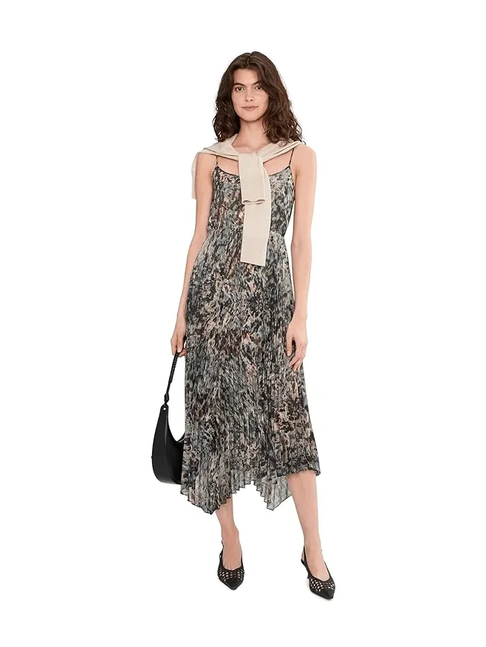 Платье с жакетом Anni Dress AllSaints — изображение 2 из 5, коричневый