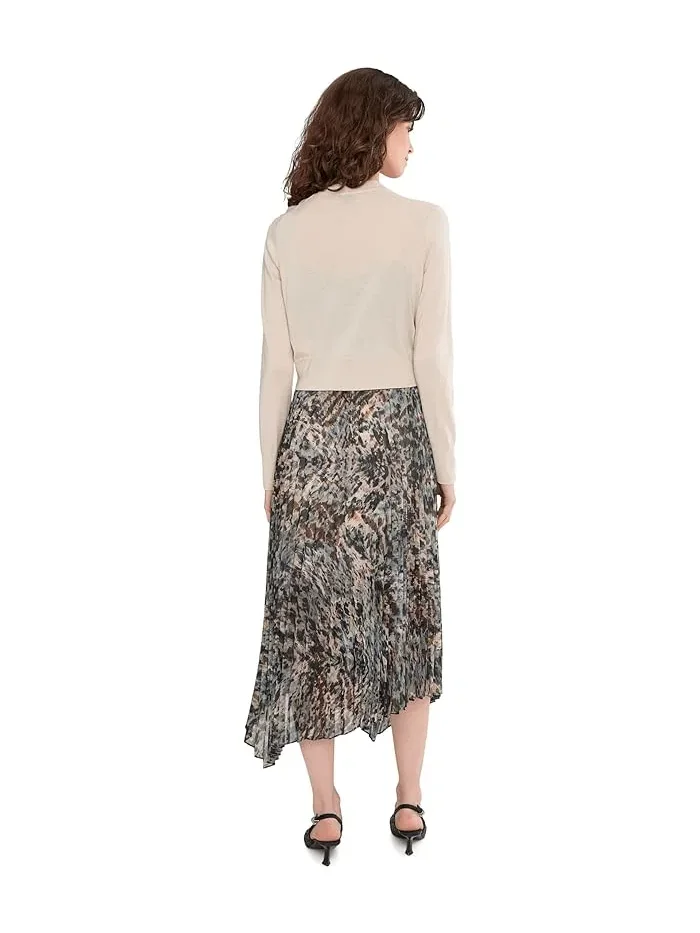 Платье с жакетом Anni Dress AllSaints — изображение 4 из 5, коричневый
