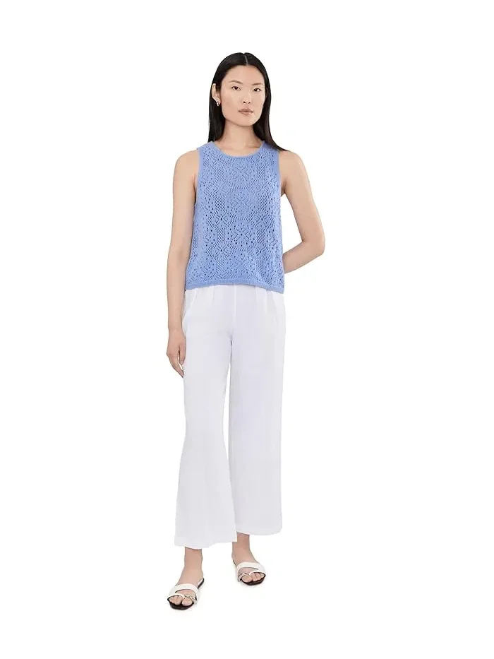 Свитер Splendid Beckham Crochet Sweater Tank — изображение 2 из 5, лазурный