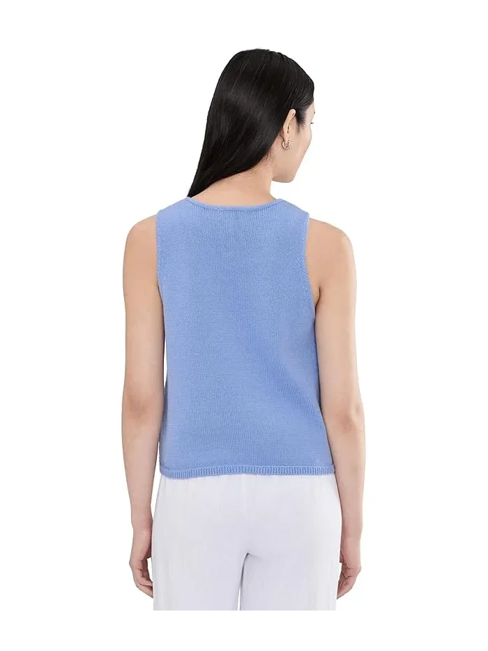 Свитер Splendid Beckham Crochet Sweater Tank — изображение 4 из 5, лазурный