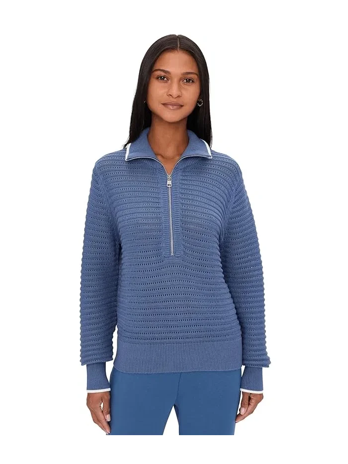 Свитер с декоративной строчкой Morwenna 1/2 Zip Knit Varley
