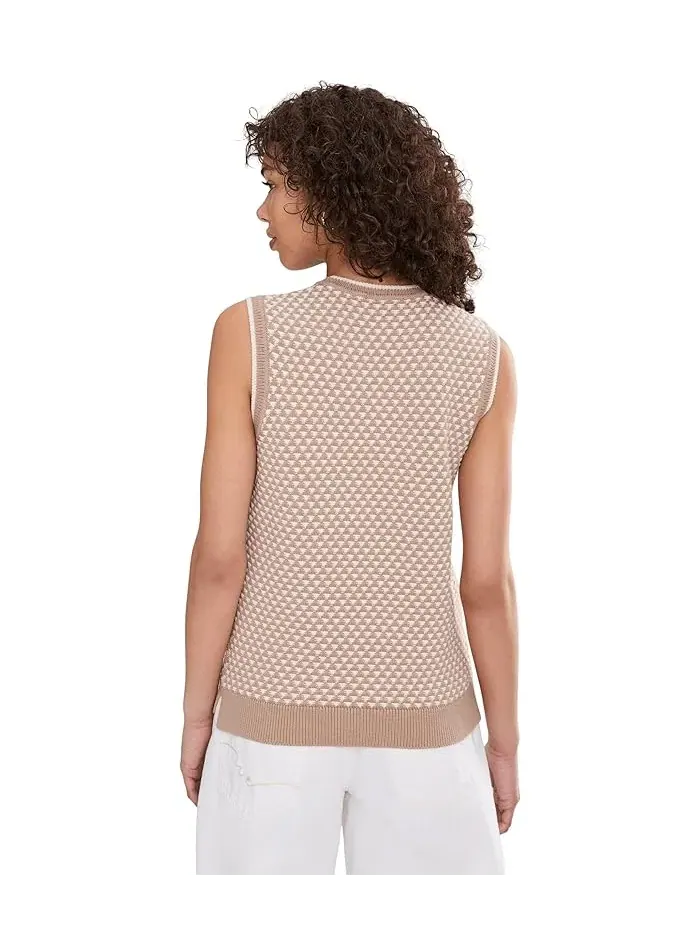 Свитер Jenson Stitch Knit Varley — изображение 4 из 5, коричневый