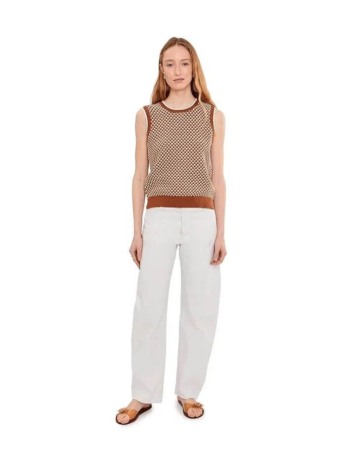 Свитер с геометрическим узором Jenson Stitch Knit Varley — изображение 2 из 5, зеленый