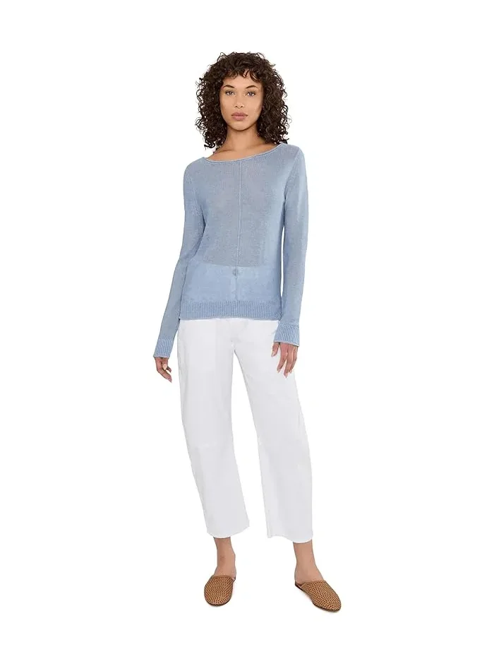 Свитер льняной Cedar Linen Bateau Neck Tommy Bahama — изображение 2 из 5, синий