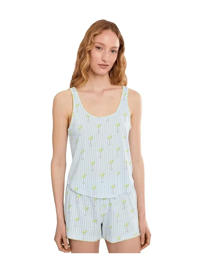 Пижамный комплект с принтом Playful Prints P.J. Salvage