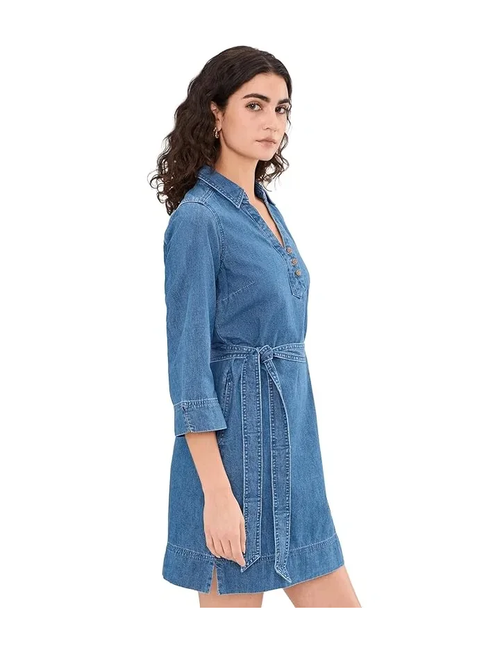Платье джинсовое с рукавом 3/4 Tommy Bahama — изображение 3 из 5, индиго