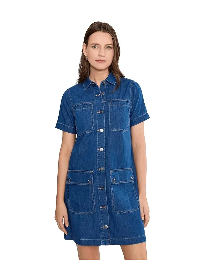 Платье джинсовое повседневное Denim Dress NYDJ — изображение 1 из 5, индиго