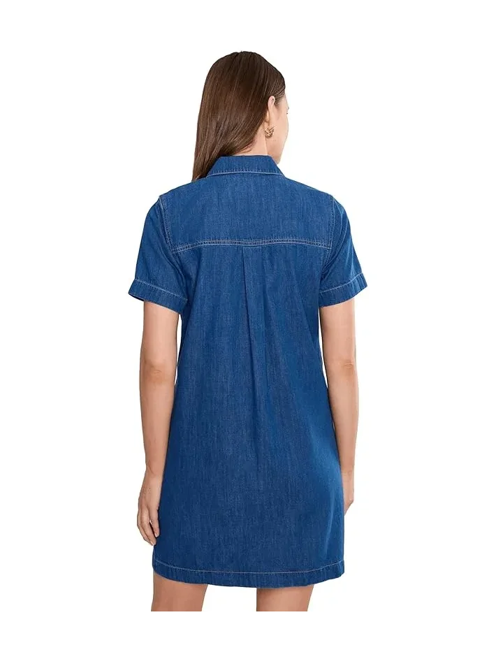 Платье джинсовое повседневное Denim Dress NYDJ — изображение 4 из 5, индиго