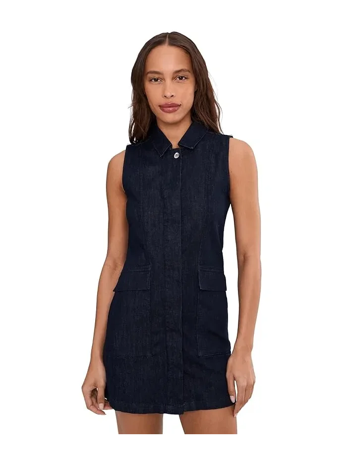 Платье мини джинсовое The Irina Dress Joe's Jeans — изображение 1 из 5, выцветший