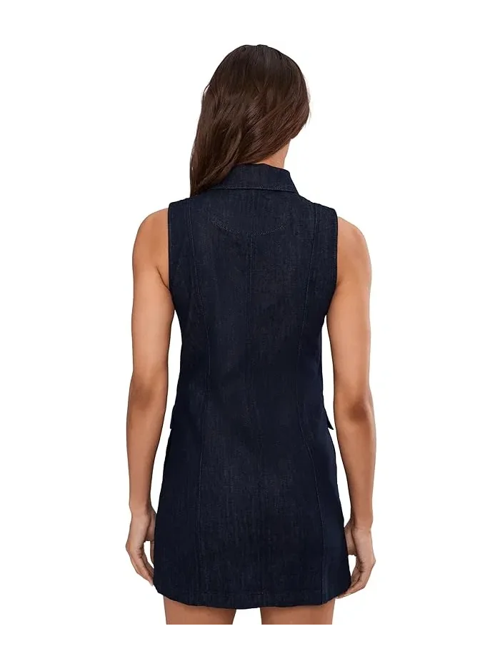 Платье мини джинсовое The Irina Dress Joe's Jeans — изображение 4 из 5, выцветший