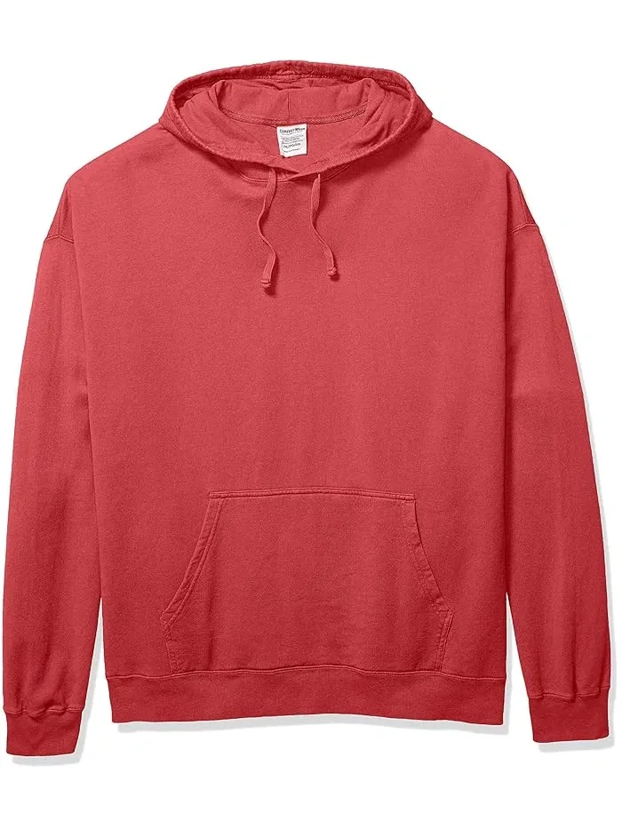 Худи Comfortwash Garment Dyed Hanes — красный