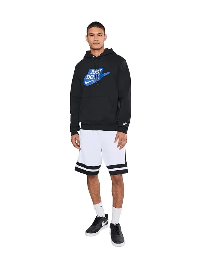 Худи Nike Club Fleece Sportswear — изображение 2 из 5, черный/черный/белый