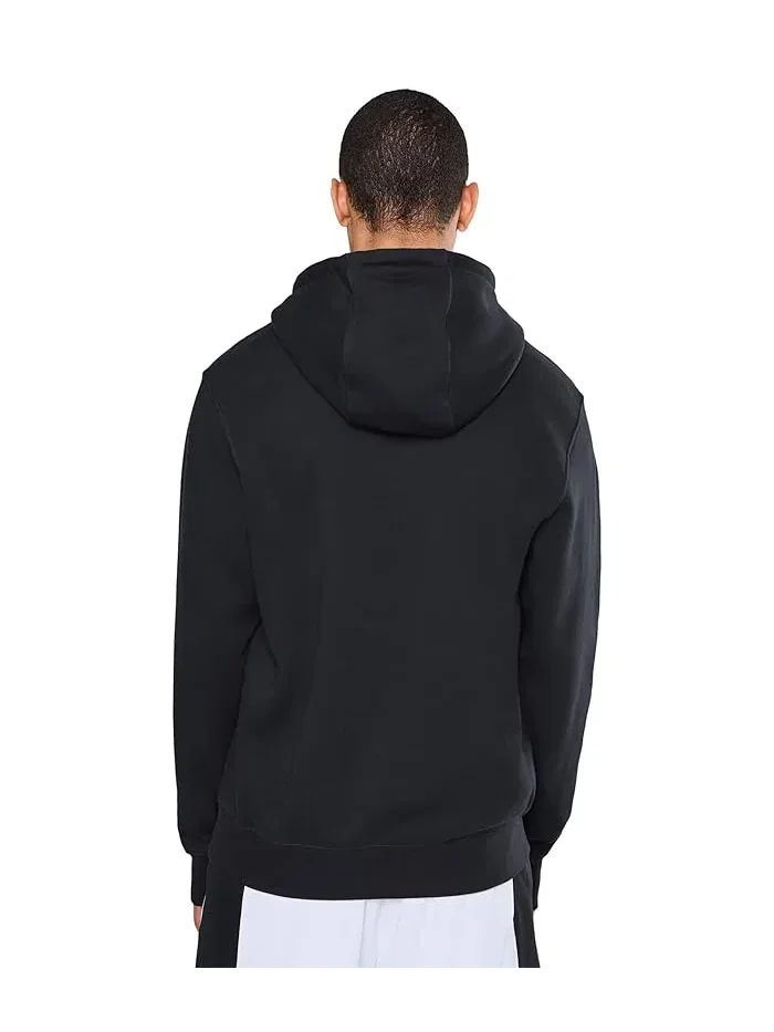 Худи Nike Club Fleece Sportswear — изображение 4 из 5, черный/черный/белый