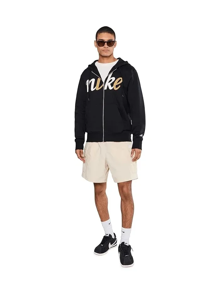 Худи Nike Sportswear Club Full-Zip Fleece — изображение 2 из 5, черный/черный