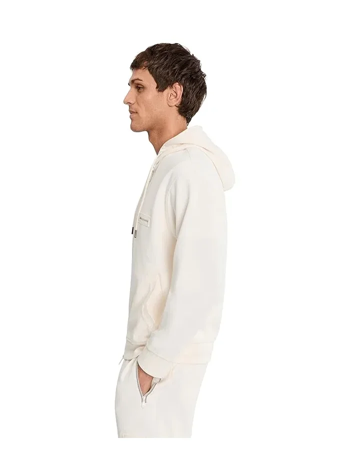 Худи на молнии классический крой Armani Exchange — изображение 3 из 5, бежевый
