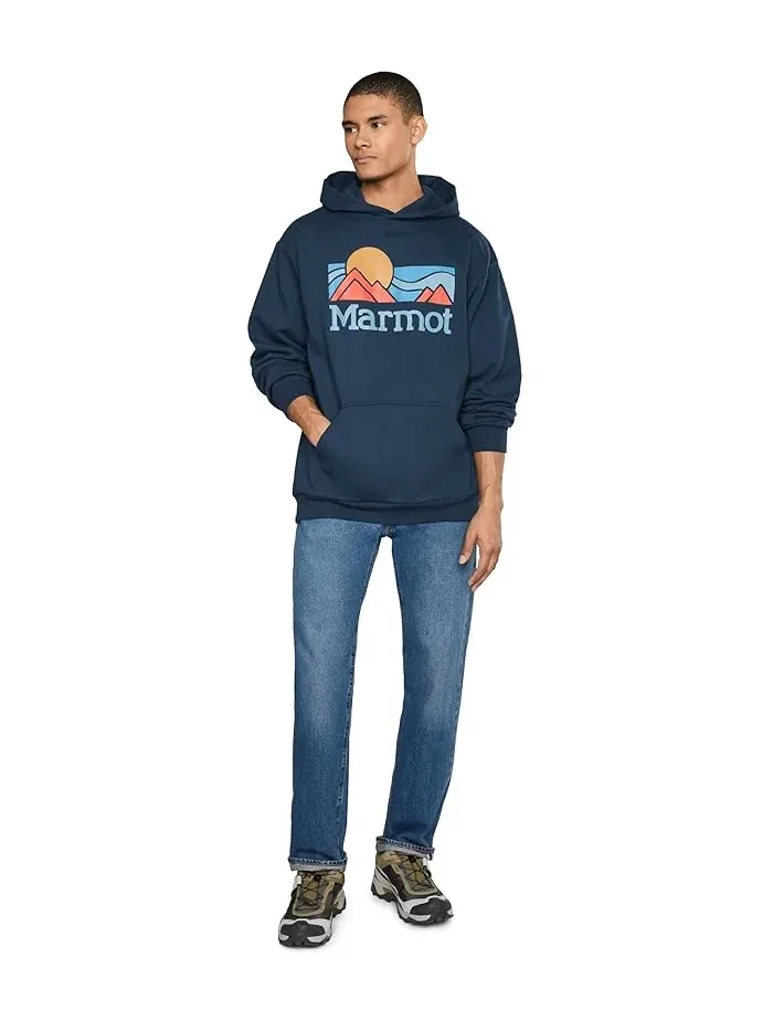 Худи Marmot Coastal Hoodie — изображение 2 из 5, темно-синий