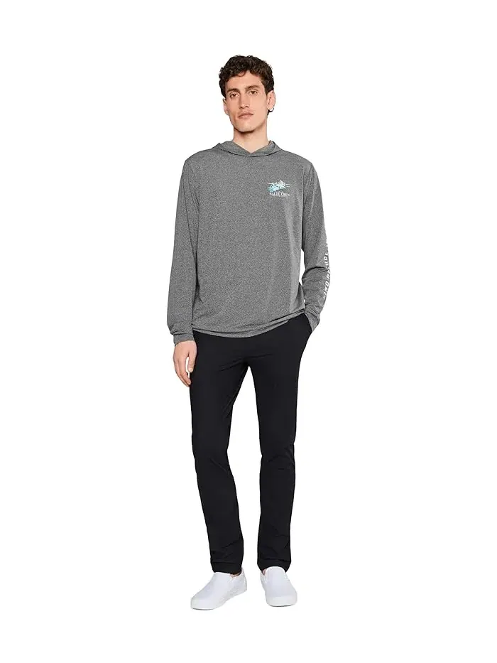 Худи Salty Crew Surface Hood Sunshirt — изображение 2 из 5, темно-серый