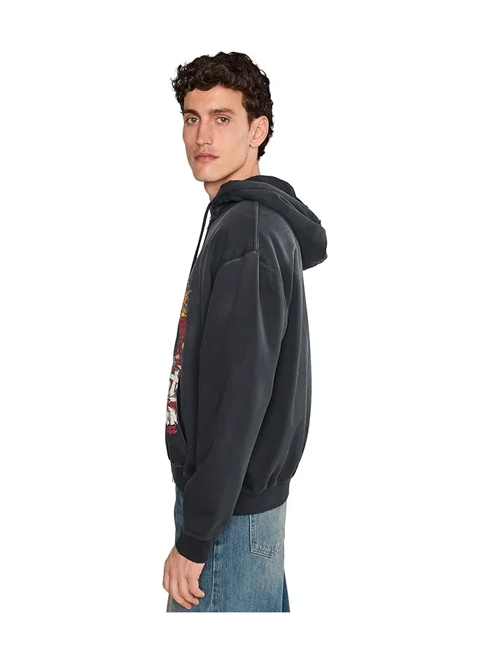 Худи Roque Zip Hoody AllSaints — изображение 3 из 5, черный