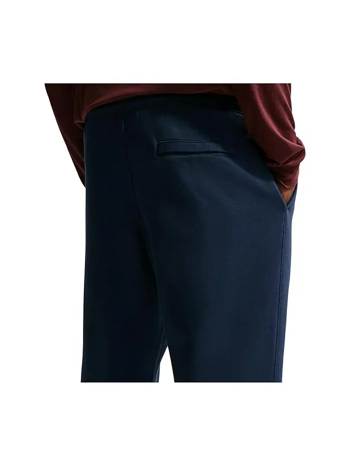 Штаны флисовые Club Open-Hem Nike — изображение 5 из 5, белый