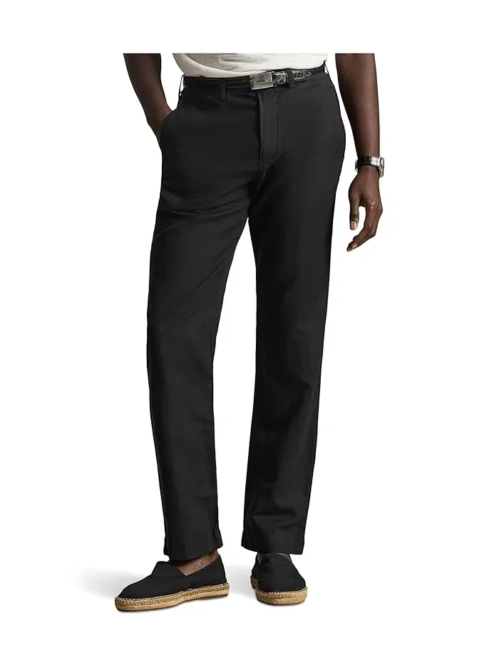 Брюки классические Bedford из льна и хлопка Polo Ralph Lauren — изображение 1 из 5, черный