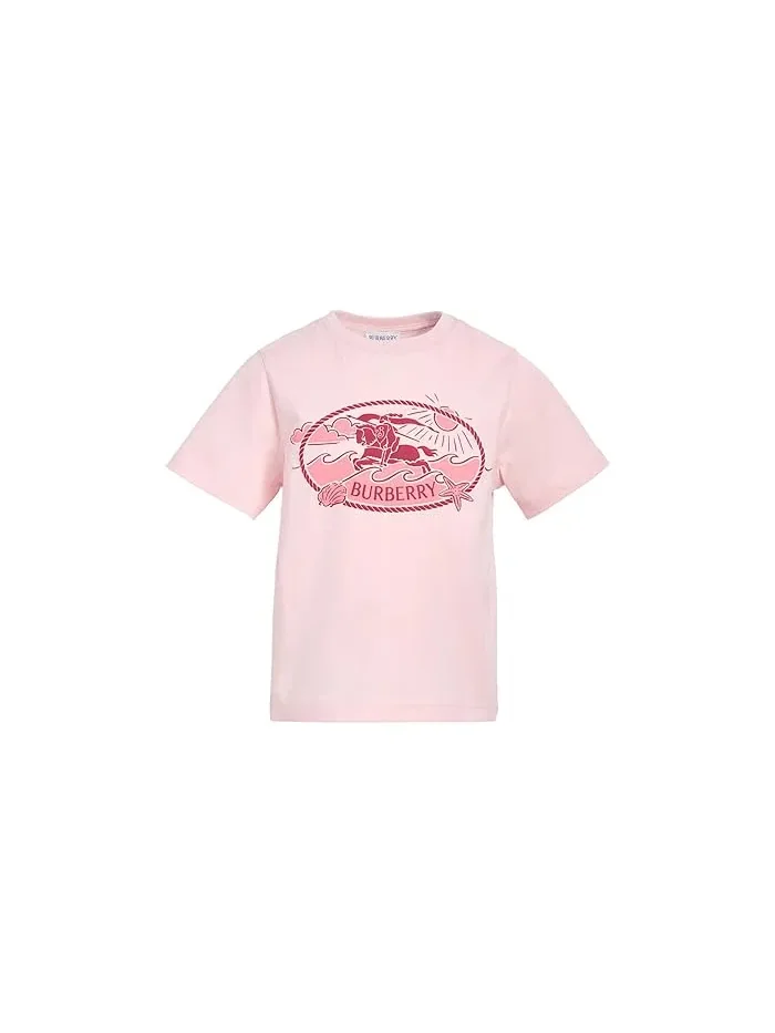 Топ Cedar Wave Burberry Kids — розовый