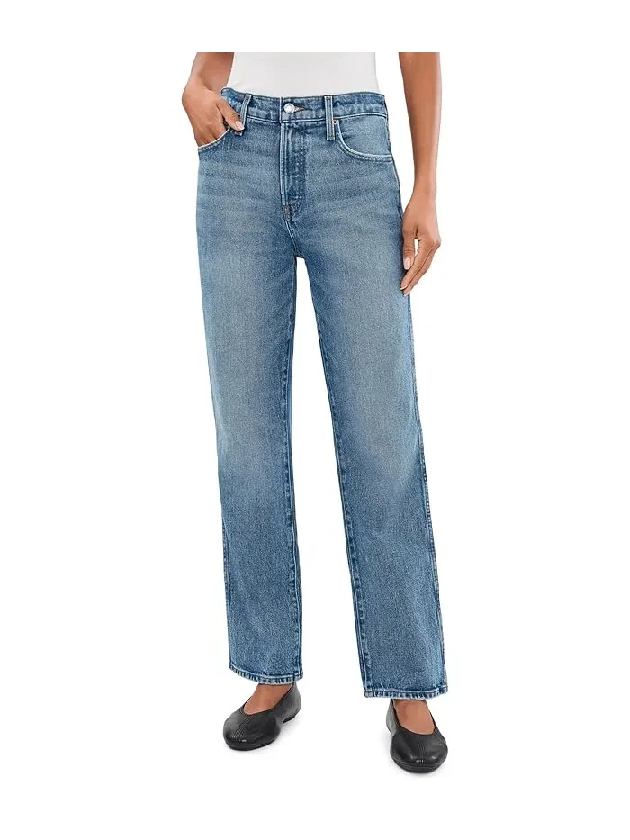 Джинсы прямого кроя The Longline Straight Jean Madewell — изображение 1 из 5, белый