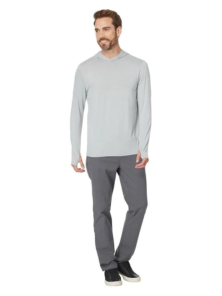 Худи Free Fly Bamboo Shade Hoodie — изображение 4 из 4, серый