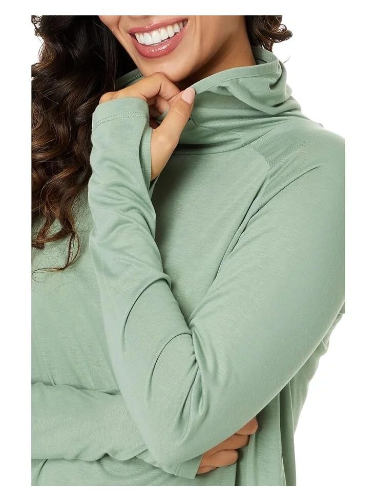 Худи Free Fly Bamboo Lightweight Hoodie II — изображение 3 из 4, зеленый