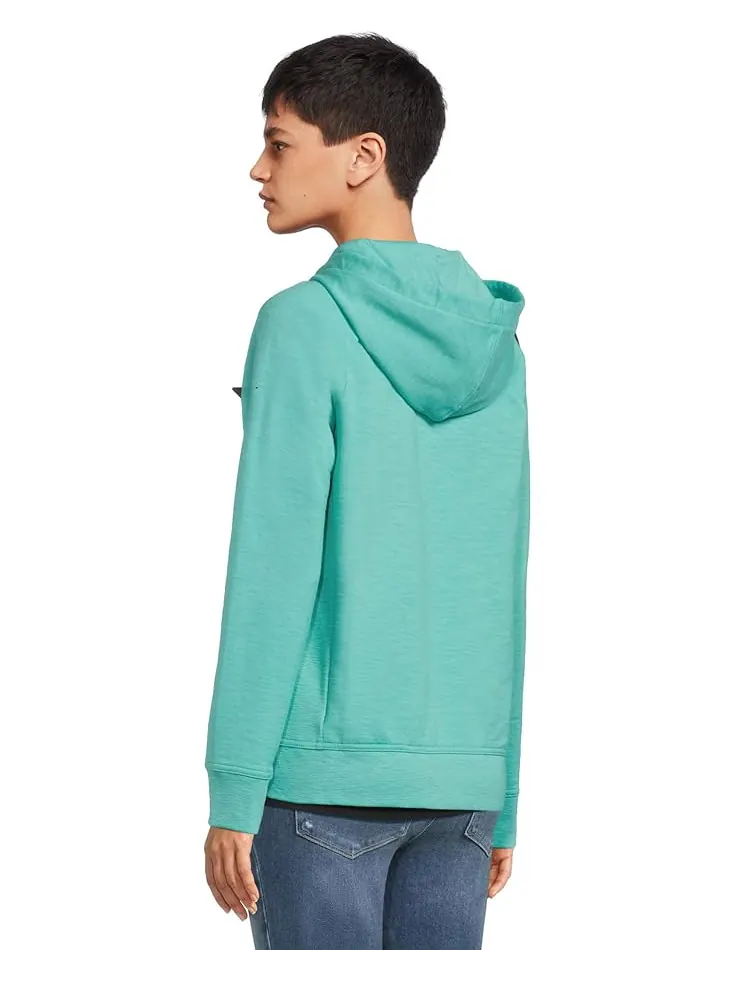 Худи L.L.Bean Peaks Island Full-Zip Hoodie — изображение 3 из 5, ледниковый бирюзовый