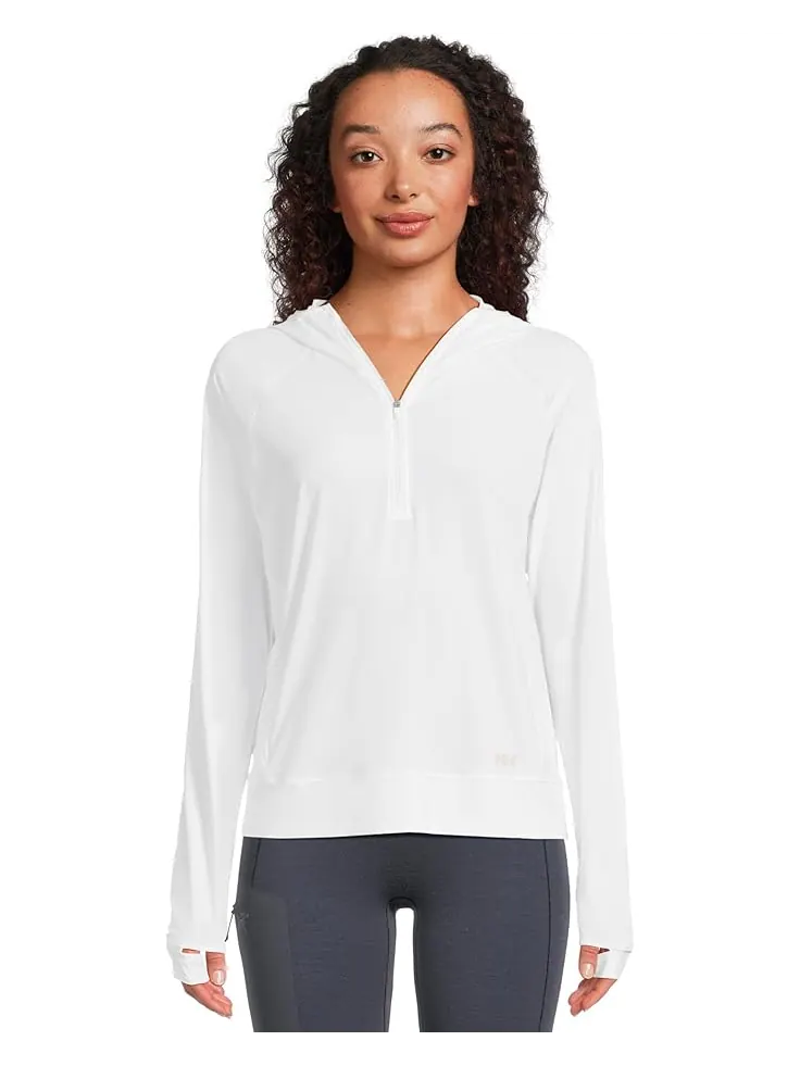 Худи Helly Hansen Shine Solen 1/2 Zip Hoodie — изображение 1 из 5, белый