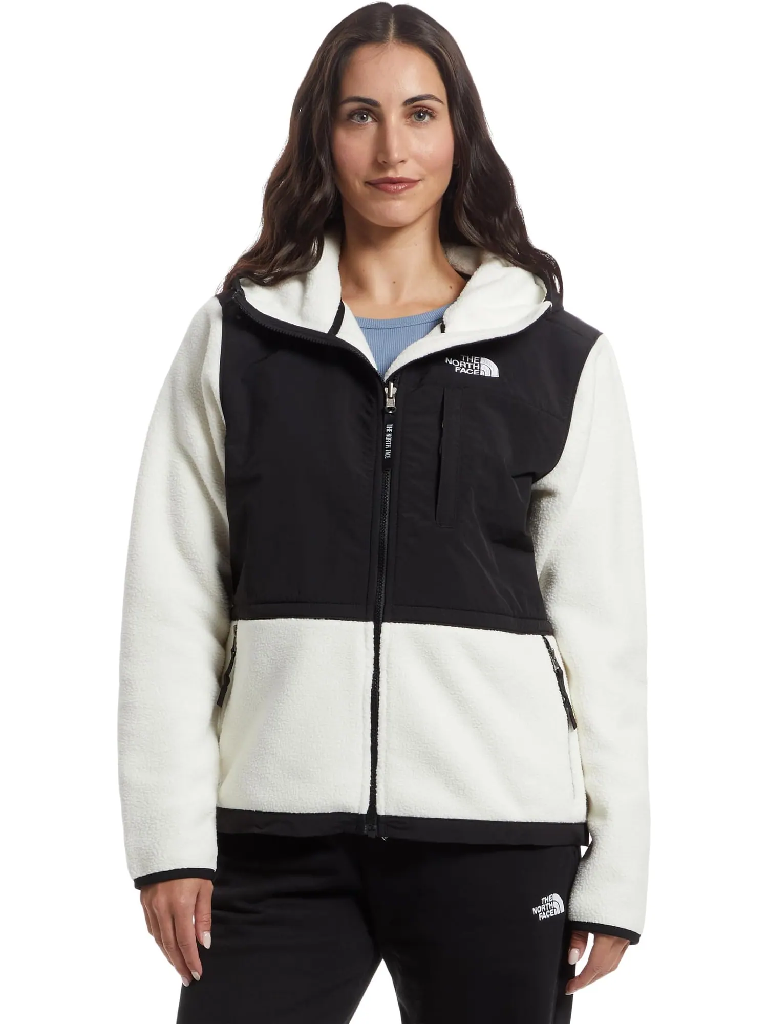 Худи The North Face Retro Denali Hoodie — изображение 1 из 5, белый/черный
