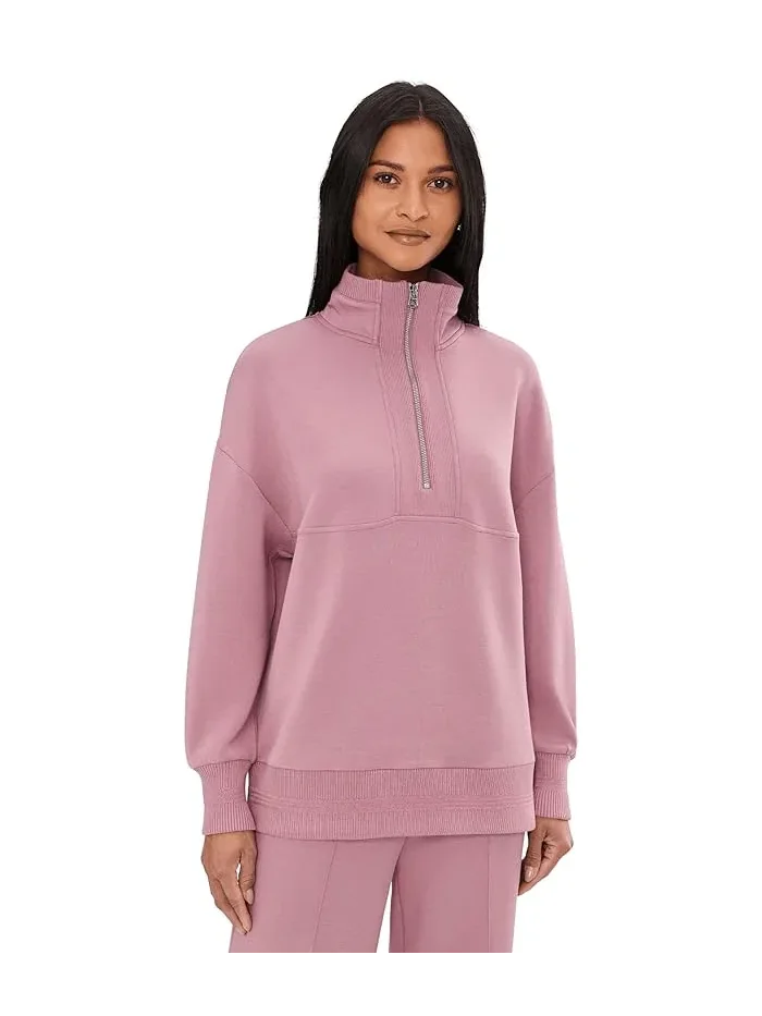Худи Varley Molly Half Zip Longline — изображение 1 из 5, сиреневый